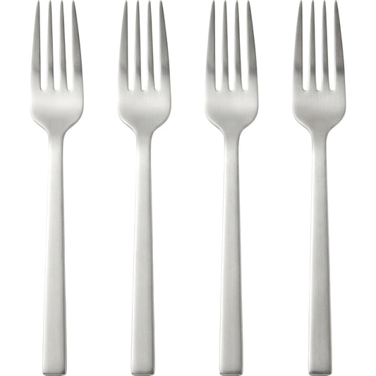 Biat Stainless Steel Dinner Forks 21 cm Satin Set of 4 - Product view