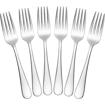Biat Stainless Steel Salad Forks 18 cm Mirror Set of 6 - Product view